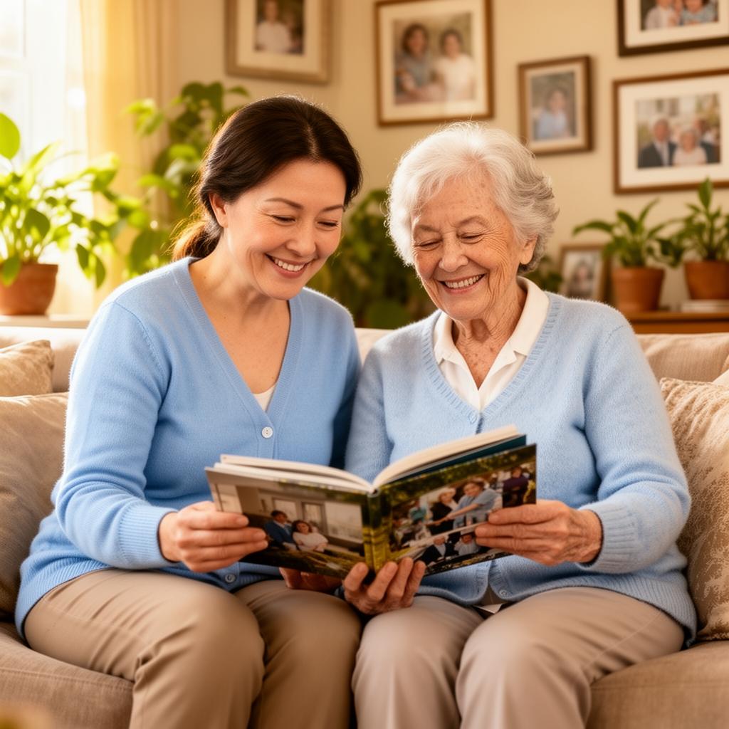 Diverse team of professional caregivers